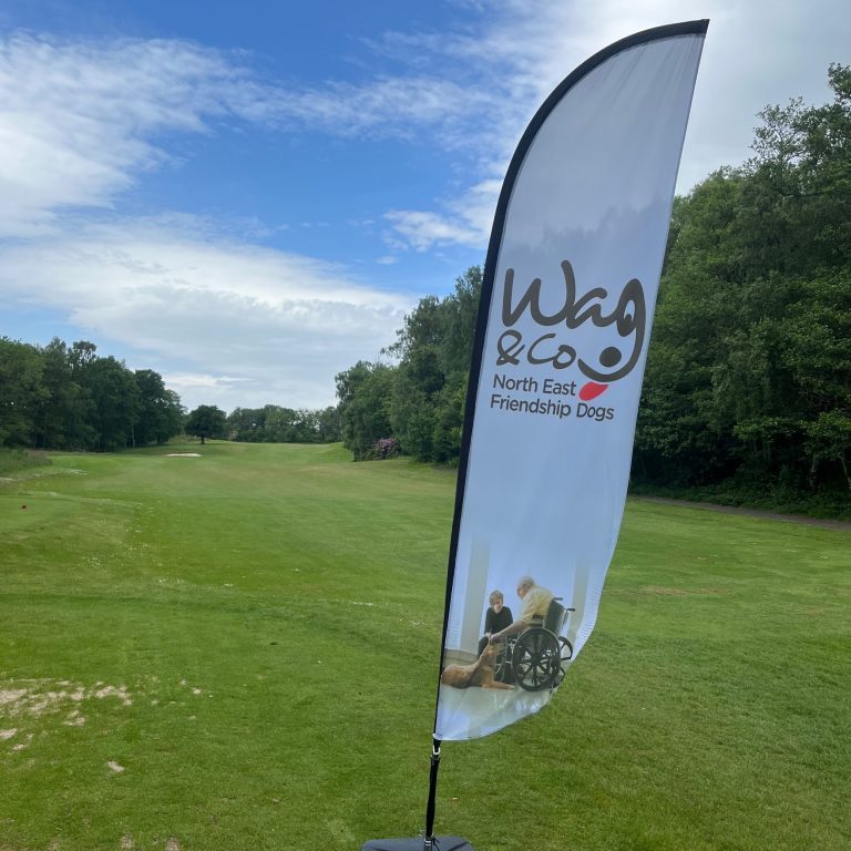 Wag flags at Golf Day